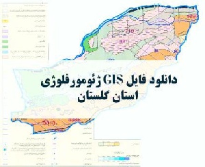 دانلود نقشه GIS ژئومورفولوژیک استان گلستان با فرمت Img